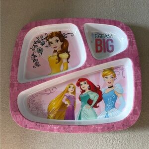 Zak Design Disney Princesses Divided Plate